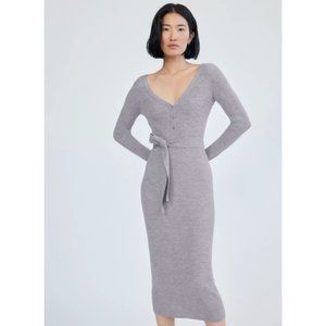 The Group Babaton Henley Sweater Dress  *Missing Belt Size S